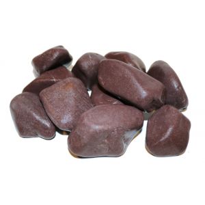 Punaruskeat pyöristyneet kivet 1 kg